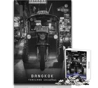 Puzzle 1000 pièces Bangkok Toy,Jeu intellectuel,activités familiales,Cadeau d'anniversaire,Dimensions 38x52cm
