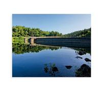 Puzzle 1000 Pièces，Barrage de Glörtal, Moulin de Schalksmühle，Cadeau d'anniversaire Unique pour Les Adolescents Et Les Adultes（75x50cm）-AV79