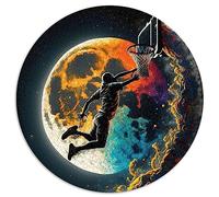 Puzzle 1000 pièces Basketball Sport Puzzle Rond coloré | Puzzles Carton 100% recyclé 26,5x26,5 Pouces