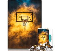 Puzzle 1000 pièces Basketball Sports Jigsaw Puzzle 1000 pièces pour Adolescents, Jouet éducatif intellectuel décompressant, Cadeau d'anniversaire, Cadeaux 26x38cm
