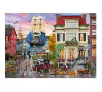 Schmidt Spiele 58989 Navire dans Le Port, Puzzle de 1000 pièces