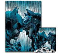 Puzzle 1000 pièces Batman et Catwoman Puzzles en Bois pour Adultes Jeu de défi cérébral pour Adolescents et Interaction familiale 1000 pièces (75x50cm)