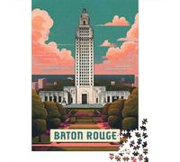 Puzzle 1000 Pièces, Baton Rouge, Cadeau De Noël, 38x26cm/1000pcs | Pour progresser pièce après pièce : ce puzzle 1000 pièces adulte se prête aux longues séances et aux moments de.