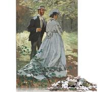 Puzzle 1000 pièces « Bazille et Camille 1865 » pour Adultes, Jouets éducatifs, Jeux en Famille, Cadeaux d'anniversaire (75 x 50 cm)