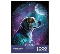 Puzzle 1000 Pièces Beagle Style 1 Puzzles pour Adultes, Jouet, Décoration Murale, Course De Vitesse Manuelle, Idéal comme Cadeau pour Toute La Famille 70x50cm/1000pcs