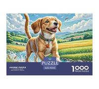 Puzzle 1000 Pieces, BeaglePuzzle 1000 PièCes Adultes,Puzzle Adulte, Pet ChienPuzzles en pour Adultes,Le Cadeau Parfait pour La Famille Et Les Amis (Puzzle) 70x50cm/1000pcs
