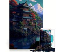 Puzzle 1000 pièces Beau Matin,découpe sans Couture,Jeu de réflexion,Cadeau,Jeu Occasionnel,décoration de Noël (50x75cm)