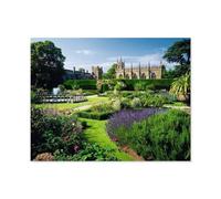 Puzzle 1000 Pièces，Beaux Jardins, Jardin de la Reine, château de Sudeley, Angleterre，Adultes Uniques en Bois 1000 Puzzles, Enfants Éducatifs Famille Jouets Intéressants（75x50cm）-A64