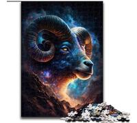 Puzzle 1000 pièces Bélier Cosmique, Puzzle Difficile pour Adultes, Taille 26x38cm, pour décoration intérieure, entraînement cérébral et Cadeaux de Noël