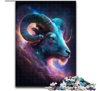 Puzzle 1000 pièces Bélier Cosmique, Taille 50x75cm. Un Casse-tête Stimulant à Faire soi-même, Un Jeu Familial idéal ou Un Cadeau décoratif.