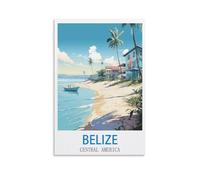 Puzzle 1000 pièces Belize, Amérique Centrale. Puzzle en Papier de 1000 pièces, Jouet éducatif pour Adultes et Enfants, Jeu de détente Familial, 52 x 38 cm.