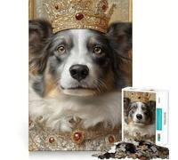 Puzzle 1000 pièces Berger Roi pour Adolescents Jeu de logique et de Relaxation Bordure Premium Pièce de Collection 38x26cm