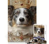 Puzzle 1000 pièces Berger Roi pour Adolescents Jeu de logique et de Relaxation Bordure Premium Pièce de Collection 38x26cm