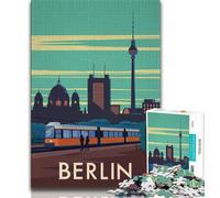 Puzzle 1000 pièces Berlin Allemagne Travel Art pour Adultes et Adolescents, Jouet éducatif et éducatif, idéal comme Cadeau pour Toute la Famille 50x75cm
