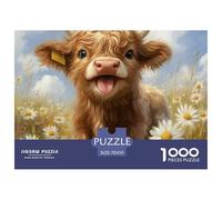 Puzzle 1000 Pieces, Bétail des HighlandsPuzzle 1000 PièCes Adultes,Puzzle Adulte, Animaux mignonsPuzzles en pour Adultes,Le Cadeau Parfait pour La Famille Et Les Amis (Puzzle) 70x50cm/1000pcs