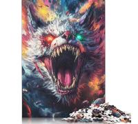 Puzzle 1000 pièces Bête féroce, Puzzles pour garçons et Filles, difficulté : Puzzles pour se détendre, 1000 pièces (75 x 50 cm)