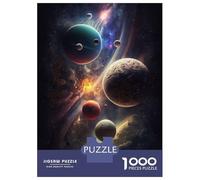 Puzzle 1000 Pièces Beyond The Milky Way Puzzle pour Adultes Jeu Familial Analyse Et Logique Cadeaux Uniques pour Anniversaire Et Noël 52x38cm/1000pcs