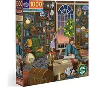 Eeboo Puzzle adulte 1000 pièces – ALCHEMIST'S Library – Librairie du mystérieux alchimiste – PZTAHL