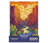 Puzzle 1000 Pièces Big Bend National Park Puzzle pour Adultes - Jeu De Réflexion - Décoration Parfaite - Cadeaux Uniques pour Anniversaires Et Noël 52x38cm/1000pcs