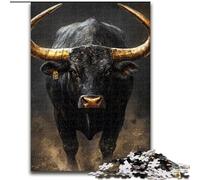 Puzzle 1000 pièces Bison pour Adultes, 1000 interactions familiales et défis cérébraux, défi d'activité familiale (Taille 50x75cm)