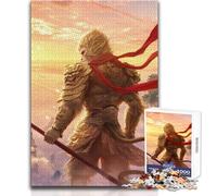 Puzzle 1000 pièces Black Myth Wukong Sunset pour Adultes et Adolescents:Jeu de réflexion et de création, idée Cadeau mémorable et touchante Dimensions:38x26cm