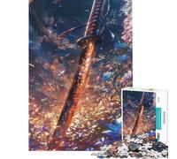 Puzzle 1000 pièces Blade of Frost Embers Activités ludiques à la Maison Décoration Jeu éducatif Convient aux Personnes de 14 Ans et Plus (50x75cm)