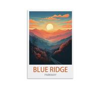 Puzzle 1000 pièces, Blue Ridge Parkway, 38 x 52 cm, Un Cadeau Relaxant et Stimulant pour Adultes, Adolescents et Seniors.