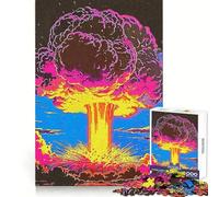 Puzzle 1000 pièces Bombe Atomique pour Adolescents Défi Intelligent Temps de détente agréable Fermeture de qualité (38x52cm)