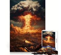Puzzle 1000 pièces Bombe Atomique pour Adultes Entraînement de la mémoire Plaisir Facile Découpe Impeccable Cadeau de Noël idéal (38x52cm)
