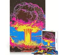 Puzzle 1000 pièces Bombe Atomique pour Adultes, pour stimuler l'agilité cérébrale, se détendre et s'amuser Assemblage sécurisé Idée Cadeau de Noël (50x75cm)