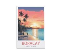 Puzzle 1000 pièces, Boracay, Philippines. Puzzle de Paysage en Papier de 1000 pièces pour Adultes et Enfants, idéal comme Jouet éducatif ou Cadeau (38 x 26 cm).