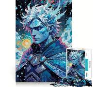 Puzzle 1000 pièces Boreas︰ Prince des Vents du Nord,décor Mural de Noël,Jeu de réflexion,Moment de détente (38x52cm)