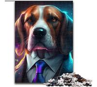 Puzzle 1000 pièces Boss Beagle pour Adultes, Taille 50x75cm, Jeu Familial interactif, décoration d'intérieur à Faire soi-même, pour Un défi cérébral