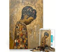 Puzzle 1000 pièces Bouddha obéissant à la Vie,découpe soignée,décoration,Jeu de réflexion,Cadeau,activité Calme pour Un Anniversaire (50x75cm)
