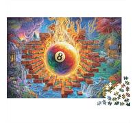 Puzzle 1000 Pièces Boule de Billard pour Adultes Et EnfFourmis Difficile DIY Jigsaw Puzzle, Familial-Activité Manuelle 52x38cm/1000pcs