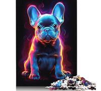Puzzle 1000 pièces Bouledogue français, Puzzle Mural, Puzzles pour garçons et Filles, Puzzles de difficulté, utilisés pour se détendre, 1000 pièces (75 x 50 cm)