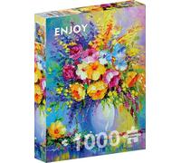 Puzzle 1000 pièces Bouquet de fleurs d'été