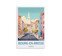 Puzzle 1000 pièces, Bourg-en-Bresse, France. Puzzle 1000 pièces pour Adultes, Puzzle à Peindre, Puzzle Stimulant à réaliser soi-même, 52 x 38 cm.