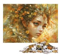 Puzzle 1000 pièces Bouton d'or pour Adultes Puzzles Difficiles Puzzles en Bois Jeu éducatif pour Adolescents Adultes 1000 pièces (75 x 50 cm)