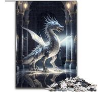 Puzzle 1000 pièces Brave Dragon Puzzle 1000 pièces Cadeaux Cadeau Parfait pour Les Anniversaires, Les Vacances et la décoration intérieure Taille 50X75CM