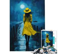 Puzzle 1000 pièces Brise Nocturne Activités ludiques à la Maison Décoration intérieure Jeux éducatifs Convient aux Personnes de 14 Ans et Plus (50x75cm)