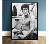 Puzzle 1000 pièces Bruce Lee Kung Fu King Acteur Affiche Vintage Art Mural PaperToys pour Adultes Jeu de Décompression