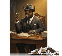 Puzzle 1000 pièces Buffalo Crime Lord pour Adultes, Cadeau d'halloween, 14 Ans et Plus, 1000 pièces (75 x 50 cm)