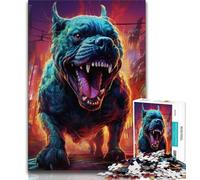 Puzzle 1000 pièces Bulldogs mécaniques pour Adolescents, Jouets éducatifs et Anti-Stress, idéal pour la décoration de Bureau (75x50cm)