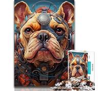 Puzzle 1000 pièces Bulldogs mécaniques pour Adultes et Adolescents, Jouet éducatif et décompressant, Cadeau d'anniversaire, décoration Murale 38x26cm
