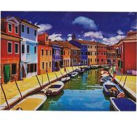 Puzzle 1000 pièces Burano 69 x 51 cm Venise Italie Italie romantique bateaux été entraînement cérébral jigsaw