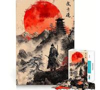 Puzzle 1000 pièces Bushido Spirit Samurai Perfect Edge,Jeu cognitif et Amusant,Jeu Lent,décoration Artistique de Noël (50x75cm)