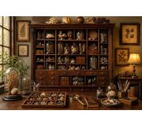 Puzzle 1000 Pieces Cabinet Curiosités Vintage Bois