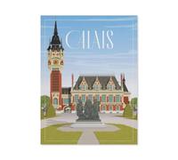 Puzzle 1000 Pièces，Calais France，Cadeau d'anniversaire Unique pour Les Adolescents Et Les Adultes（50x70cm）-BN70