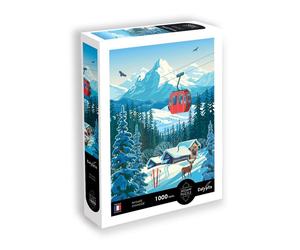 Puzzle 1000 pièces Calypto - Paysage Enneigé - Illustrations de Sentosphere